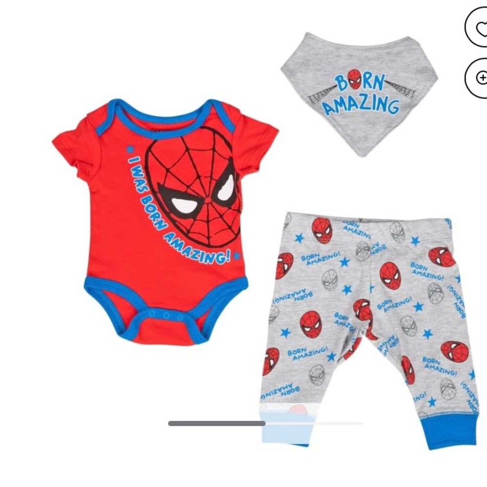 Marvel Spider-Man 3 piece Play set